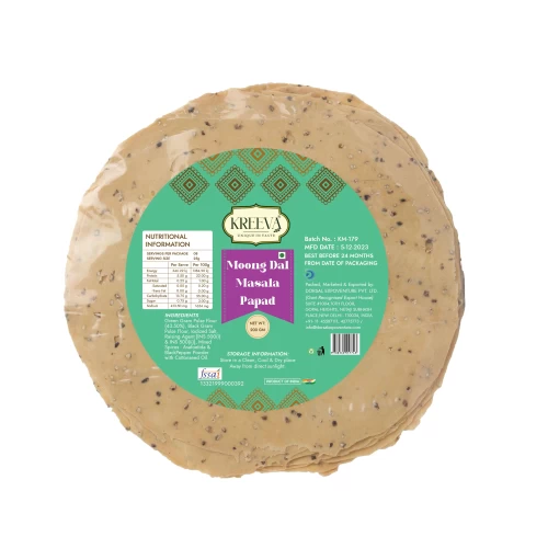 Kreeva - Moong Dal Masala Papad